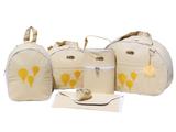 Bolsa Maternidade Com Mochila De Bebe 5 Peças Bordado Balão - Gaby mundo infantil