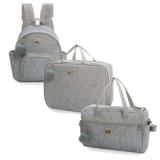 Bolsa Maternidade Kit 3 Peças Barcelona Mescla Hug