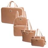 Bolsa Maternidade Kit 4 Peças Lollipop Marrom HUG