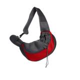 Bolsa Mochila Canguru para Transporte de Caes e Gatos Petpop BTJP033 Vermelho