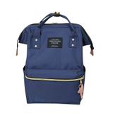 Bolsa Mochila Mala Maternidade mamadeira Mamãe Bebê Multifunção ziper reto frontal azul - Living travelling share