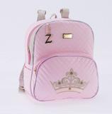 Bolsa Mochila Maternidade Bebê Menino Coroa Alteza Rosa P - Sônia enxovais
