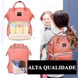 Bolsa Mochila Maternidade Bolsos Frente e Trás Primeira Linha - Bny