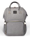 Bolsa Mochila Maternidade Land Cinza Claro Térmica