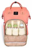 Bolsa Mochila Maternidade Land Rosa Salmão Térmica