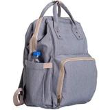 Bolsa Mochila Maternidade Multifunção - Cinza - Prizi
