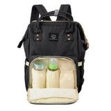 Bolsa Mochila Maternidade Preta - Lequeen