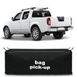 Bolsa Para Caçamba Pick-Up Frontier 2010 a 2019 216 Litros Tamanho P Nylon Preto - Top gear