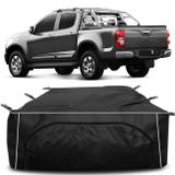 Bolsa Para Caçamba Pick-Up S10 2012 a 2019 Preto 840 Litros Tamanho G Capacidade 60Kg - Top gear