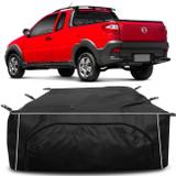 Bolsa Para Caçamba Pick-Up Strada Working 2010 a 2018 Preto 840 Litros Tamanho G Capacidade 60Kg - Top gear