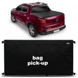 Bolsa Para Caçamba Pick-Up Toro Volcano 2016 a 2019 360 Litros Tamanho M Nylon Preto - Top gear