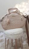 Bolsa Pequena com pérolas 1 peça Palha - I9 baby