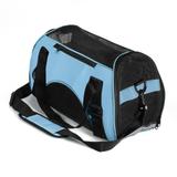 Bolsa Pet De Transporte De Avião Cachorro Gato - Azul - Fox pet