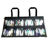 Bolsa Porta Esmaltes necessaire Manicure emoticons Para 120 Frascos Amarela Grande - Meu tio que fez
