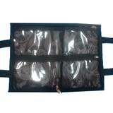 Bolsa porta esmaltes para manicure preta cabem até 40 frascos Preto - Meu tio que fez