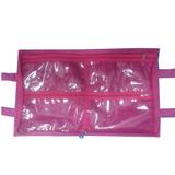 Bolsa porta esmaltes para manicure rosa cabem até 40 frascos Rosa - Meu tio que fez