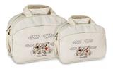 Bolsa Recém Nascido Bebe Kit Mave Baby Bege