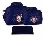 Bolsa Recém Nascido Bebe Kit Menino Trocador Atacado Azul Marinho - Mave baby