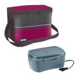 Bolsa Térmica Cooler 9,5 Litros E Marmita Elétrica Soprano