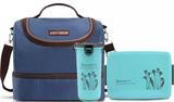 Bolsa Térmica Essencial C/ marmita e copo Jacki Design azul