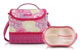 Bolsa térmica feminina com marmita 750ml rosa mylolla - Jacki design
