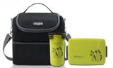 Bolsa Térmica (G) Urbano com kit marmita Jacki Design preto