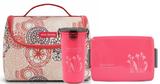 Bolsa Térmica laranja com marmita+copo rosa Jacki Design