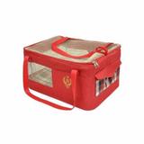 Bolsa Transporte Aerial Pet Cães E Gatos São Pet Vermelho - R2s
