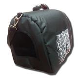 Bolsa Transporte Pets M Caixa Cães Gatos Cachorros Zebra - Kipdog
