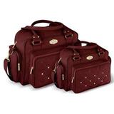 Bolsas Bebê Vinho Kit Maternidade Menina Enxoval 20ol12 - Mave