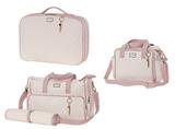 Bolsas E Mala Maternidade Geometric Rosa - Batistela Baby