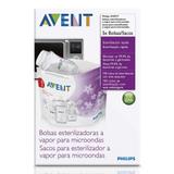 Bolsas Esterilizadoras Para Microondas Avent 5 Unidades SCF297/05