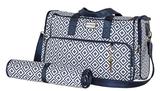 Bolsas Maternidade Geometric Azul - Batistela Baby
