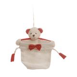 Bolsinha C/ Urso P/ Colocar Chocolate Páscoa - Cromus