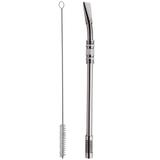 Bomba 22cm Tererê Chimarrão Aço Inox Anel Superior Bojo Mola - Zanline