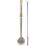 Bomba Chimarrão Para Cuia Com Rosca Aço Inox 304 Banho Ouro Nossa Senhora Aparecida - Zanline