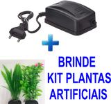 Bomba Compressora De Ar S-510 Boyu 110v Aquario+Plantas 22CM