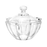Bomboniere 10,5 cm de cristal transparente com tampa Stage Wolff - 25535
