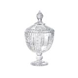 Bomboniere com pé em cristal L'Hermitage versailles 28cm