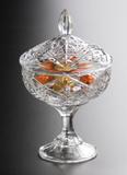 Bomboniere cristal com pe 24 cm taurus bohemia