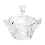 Bomboniere de Cristal 12,5cm com Tampa Ikaro Pequena Bohemia - Rojemac