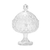 Bomboniere De Cristal Com Pé 21.5x32.5cm Angélica Wolff
