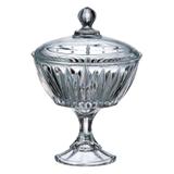 Bomboniere de Cristal com Pé e Tampa Vênus Dayhome Transparente