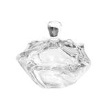 Bomboniere de Cristal com Tampa Naptune 10,8cmx10,8cmx4,3cm Rojemac