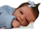 Boneco bebê Reborn Michelle 2 molde importado autentico - Baby dolls