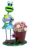 Boneco De Ferro Para Enfeite e Decoraçao Jardim e Flores (BON-M-11) SAPO - Braslu