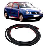 Borracha da Porta Polo Hatch Sedan 2002 em diante Fixada na Carroceria - Disk bor