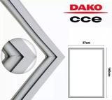 Borracha gaxeta refrigerador cce dako r31 310l 57x140