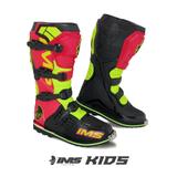 Bota Ims Light Kids Motocross Infantil Verm/Fluo/ Tam 35 BRA