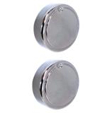 Botão Cromado para Forno Fischer Fit Line modelo antigo (2 Peças) Original